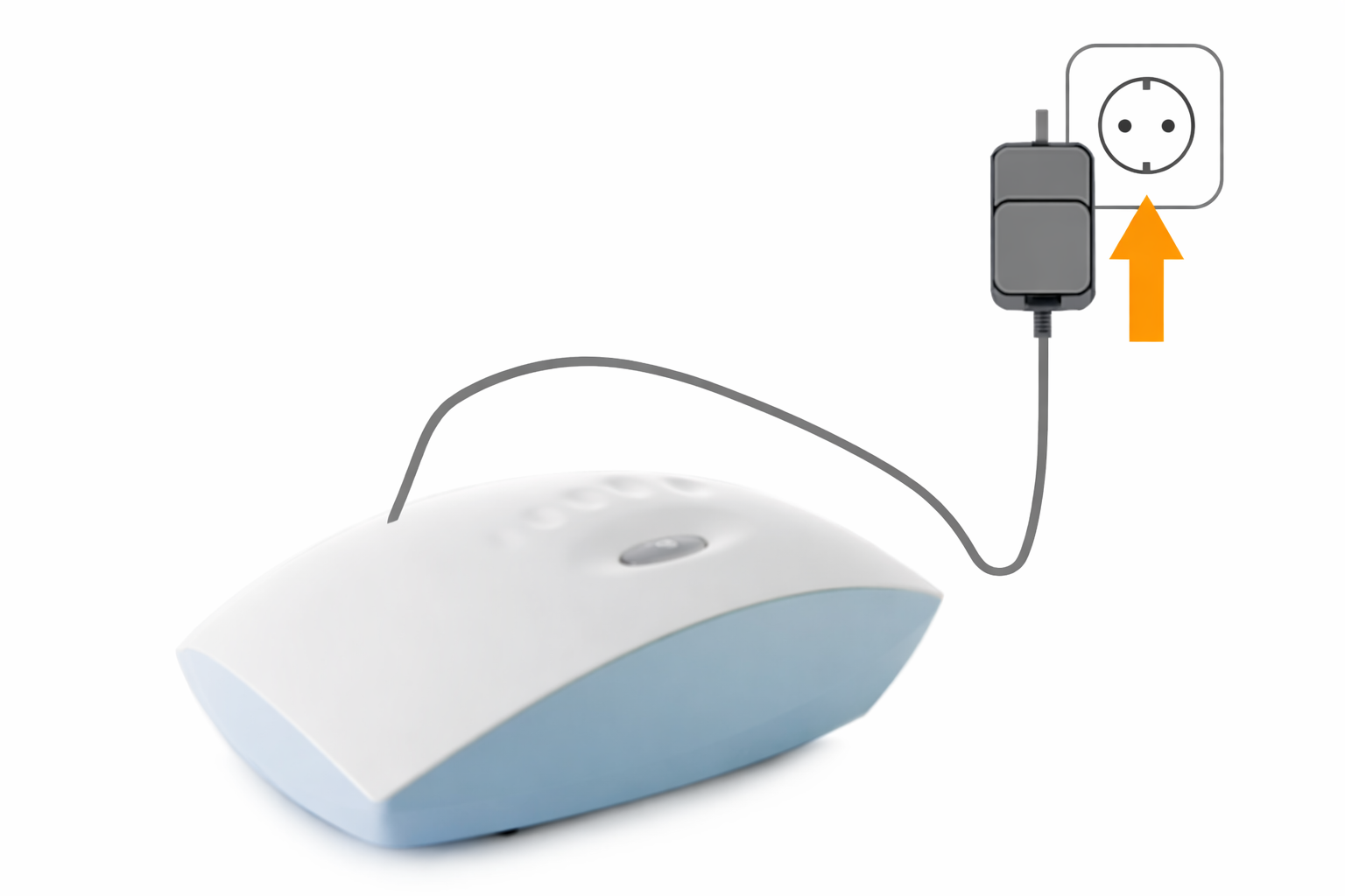 Branchement du câble orange MicroPort